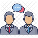 Business Discussion  Icon