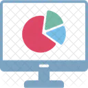 Business Evaluation Graphical Analysis Online Analytics Icon