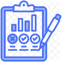 Business Evaluation Statistics Assessment Icon