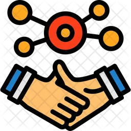 Business Handshake For Networking  Icon