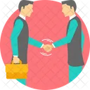 Business Partnership Businessman Icon