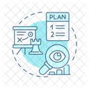 Business Plan Plan Manufacturing Icon