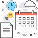 Business Planning Timetable Icon