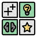 Business Planning Strategy Tactics Icon