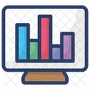 Business Presentation Graph Presentation Charting Application Icon