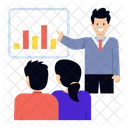 Business Workshop Business Presenter Office Presentation Icon