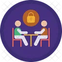 Security Lock Business Meeting Meeting Icon