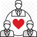 Business Relationship Collaboration Networking Icon