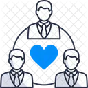 Business Relationship Collaboration Networking Icon