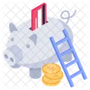 Piggy Bank Business Savings Piggy Vault Icon