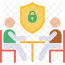 Security Concept Business Meeting Meeting Icon