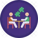 Business Meeting Meeting Discuss Topic Icon