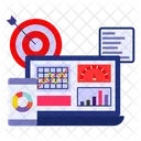 Business statistics  Icon