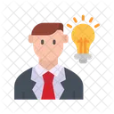 Businessman With Idea Business Idea Businessman Icon