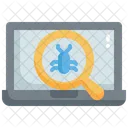 Busqueda De Errores Error Detectado Virus Detectado Icono