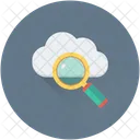 Nube Busqueda Lupa Icono