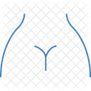 엉덩이 신체 신체 부위 아이콘