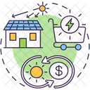 Green Purchasing Power Icon