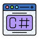 File C Sharp File Coding File Icône