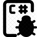 C Sharp File Bug  Icon
