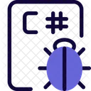 C Sharp File Bug  Icon
