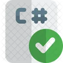 C Sharp File Check  Icon