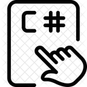 C Sharp File Touch  Icon