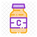 Bottle Vitamin Nutrition Icon