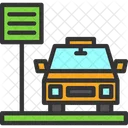 Cab Location Map Icon