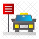 Cab Location Map Icon