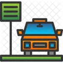 Cab Location Map Icon