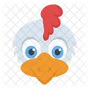 Cabeza de pollo  Icono