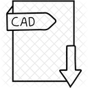 Cad Document Format Icon