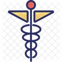 Caduceu Logotipo Medico Sinal Medico Ícone