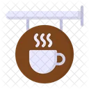 Kaffee Geschaft Zeichen Symbol