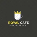 Cafe Real Cafe Esplendido Logotipo De Cafe Icono