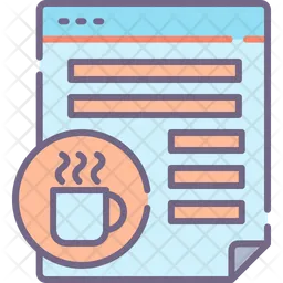 Cafe Website  Icon