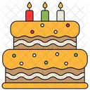 Cake Birthday Food Icon