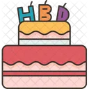 Cake Birthday Dessert Icon