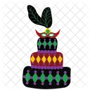 Mardi Grass Cakes Food Icon