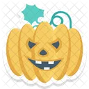 Calabaza Aterrador Temeroso Icono