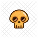 Calavera Vispera De Todos Los Santos Icono