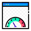 Sitio Web Pagina Velocidad Icono