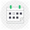 Calendar Time Management Planning Icono