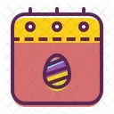 Calendar Date Easter Icon