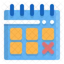 Calendar Planner School Icon