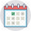 Calendar Wall Meeting Icon