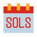 Calendar Sols Time Icon