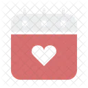 Calendar Valentines Day Icon