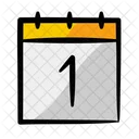 Calendar Date January Icon